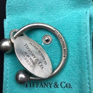 Sterling Silver Return to Tiffany Key Ring